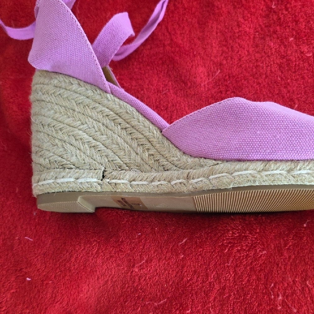 VENUS Lavender Espadrille Wedge Sandals - Picture 3 of 7